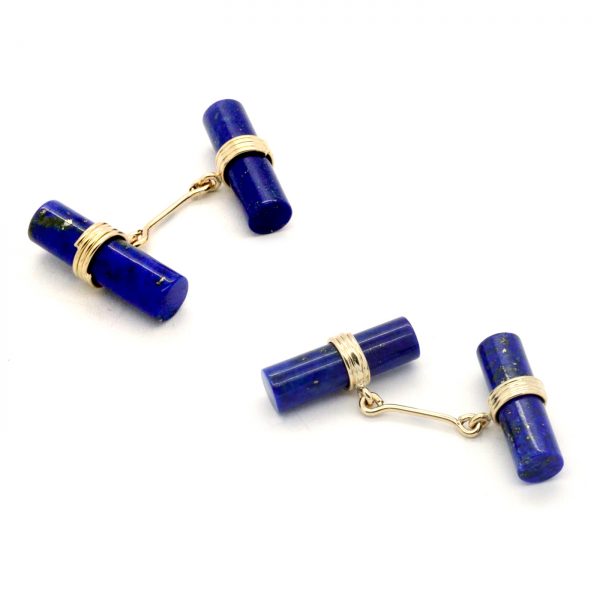 Lapis Cufflinks by Serena Fox