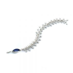 Serena Fox Jewellery Sea Pod Seaweed Bracelet with Lapis Lazuli