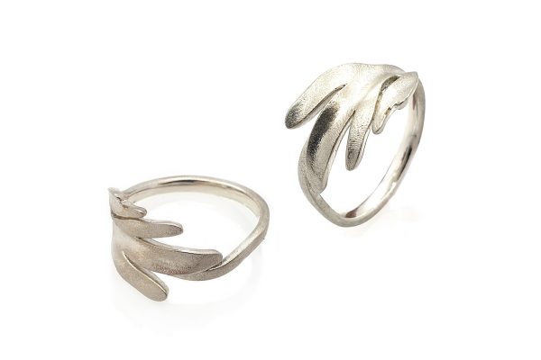 Serena Fox Pinnata Ring Sterling Silver