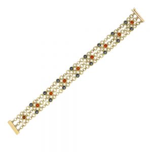 Serena Fox Catna bracelet with garnet