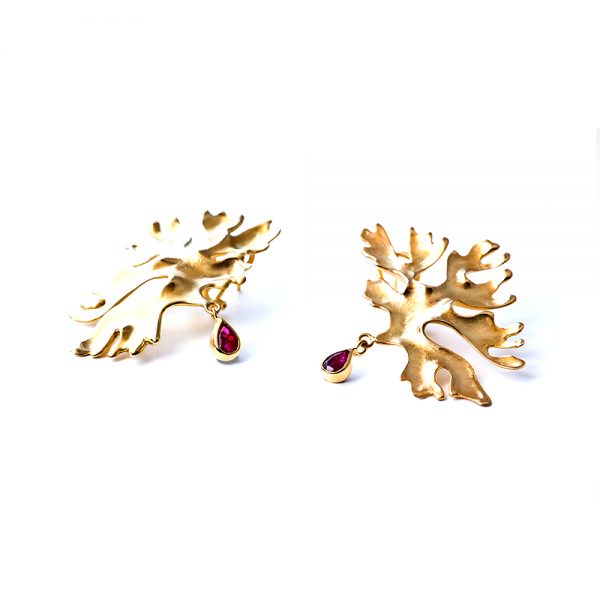 Serena Fox Marine Seaweed Earrings