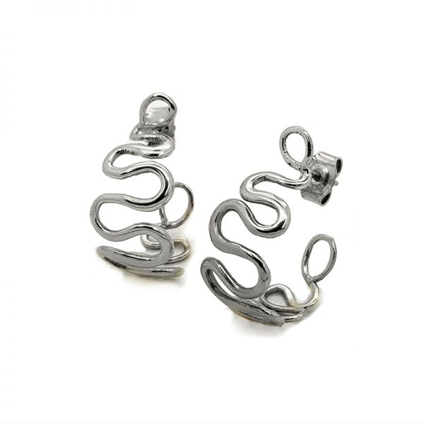 Serena Fox Wisp Hoop Earrings